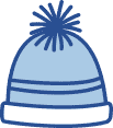 illustration of a winter hat
