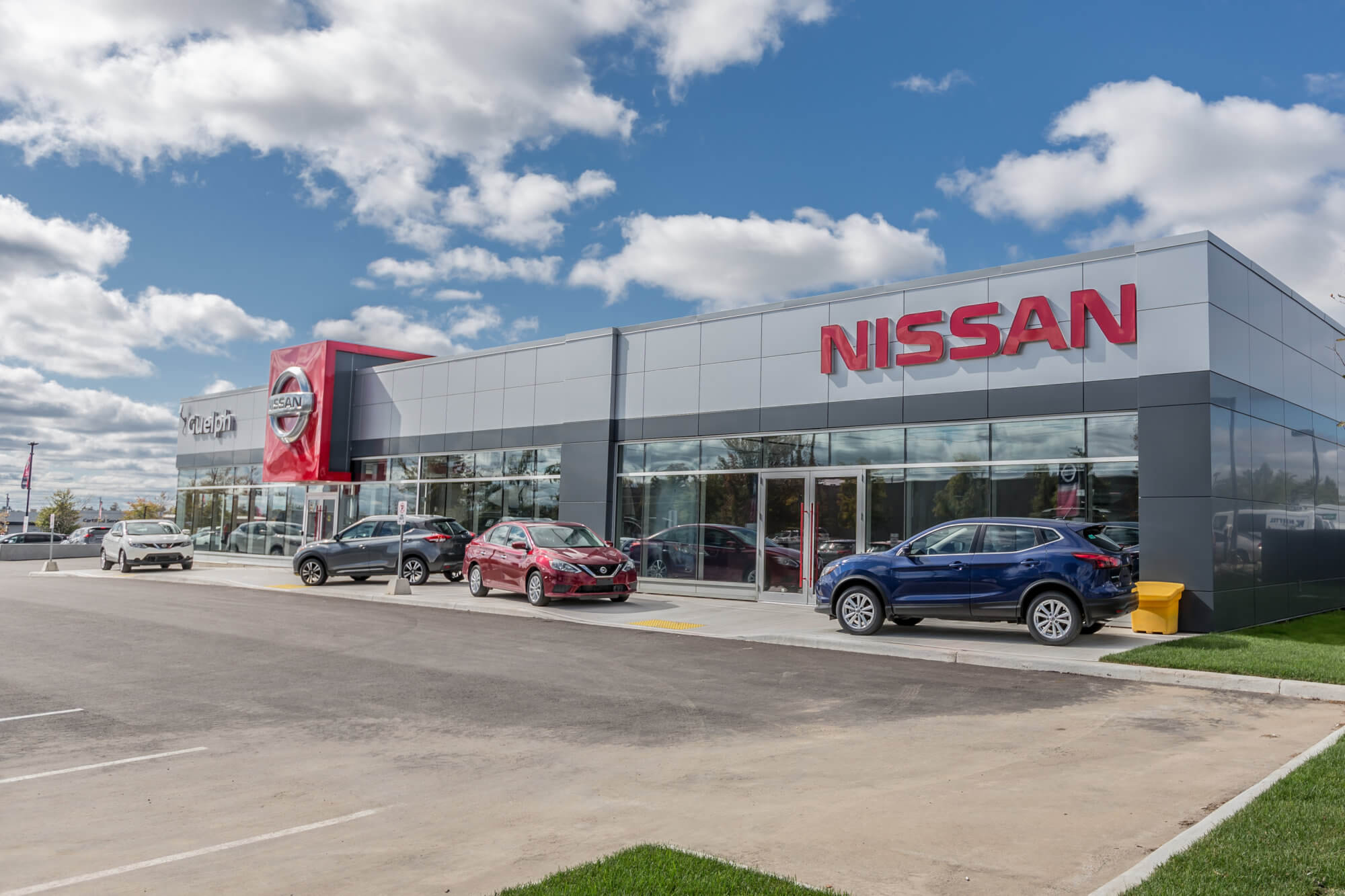 Exterior photo of The Nissan Dealership in Guelph